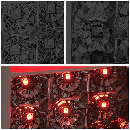 DNA Motoring TL-GMCSIE07-LED-3D-CH-SM 3D LEDバーテールライト (クローム/スモーク)の画像