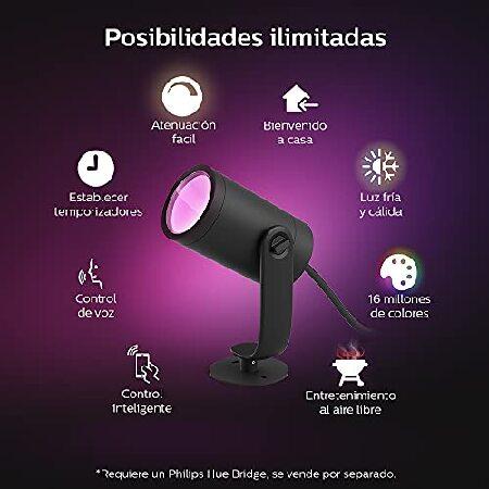 Philips Hue Lily ホワイト＆カラー 屋外用スポットライトベースキット 