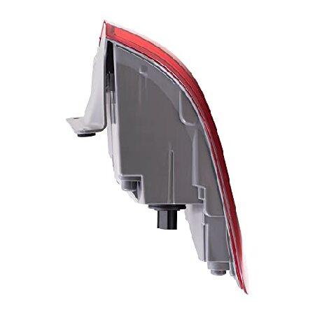 Brock Replacement Driver Side Tail Light Assembly with Chrome Bezel Compatible with 2014-2021 Grand Cherokee Laredo/Limited/Overland/Summitの画像