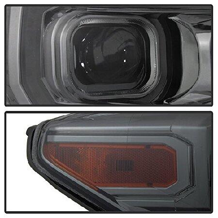 ACANII - For Smoke 2016-2019 Toyota Tacoma LED Sequential Signal DRL Headlights Headlamps Driver + Passenger Side_4