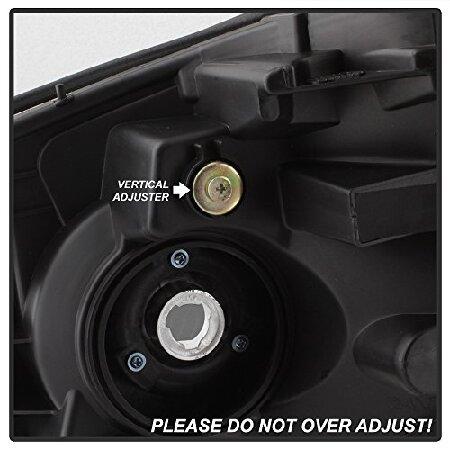 ACANII - For Black Smoke For 2004-2015 Nissan Titan 05-07 Armada LED Projector Headlights Driver + Passenger Side