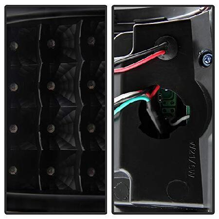 ACANII - ブラックスモーク 2009-2014 フォード F150 F-150 LED テールライト ブレーキランプ 左+右の画像