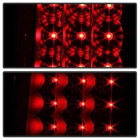 ACANII - ブラックスモーク 2009-2014 フォード F150 F-150 LED テールライト ブレーキランプ 左+右の画像
