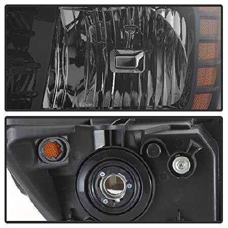 ACANII - ブラック 2009-2020 Dodge Journey ヘッドライト ヘッドランプ 交換用 09-18 フロントドライバー+助手席側_2
