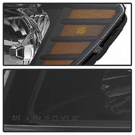 ACANII - ブラック 2009-2020 Dodge Journey ヘッドライト ヘッドランプ 交換用 09-18 フロントドライバー+助手席側_4