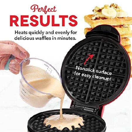 DASH Express 8” Waffle Maker for Waffles, Paninis, Hash Browns + other Breakfast, Lunch, or Snacks, with Easy to Clean, Non-Stick Cooking Surfaces -｜rest｜04