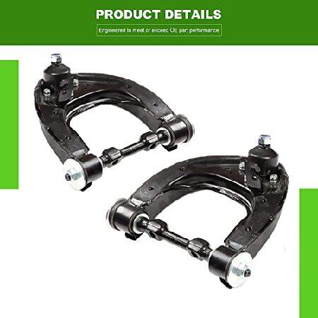 SCITOO 8pcs Suspension Kit 2 Front Upper Control Arm And Ball Joint 2 Front Lower Ball Joint 2 Outer 2 Inner Tie Rod End Fit For 1997-2004 For Mitsubiの画像