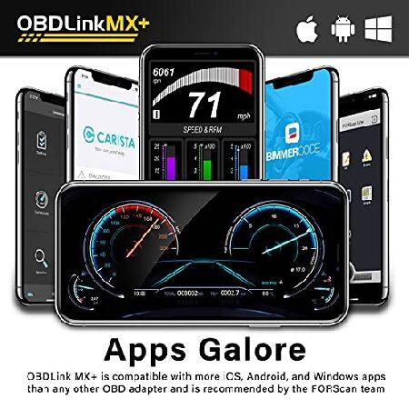 OBDLink MX+ OBD2 Bluetooth Scanner for iPhone, Android, and