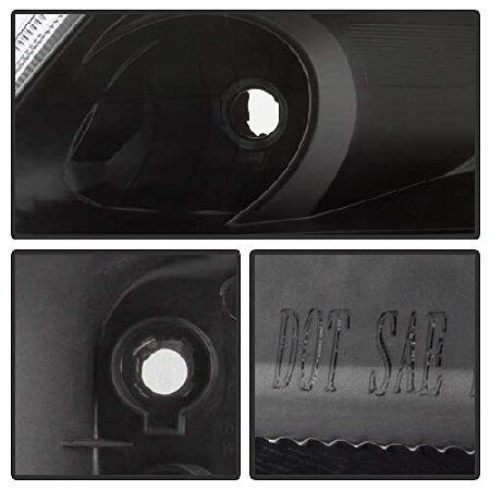 ACANII - For 2002 2003 2004 Honda CRV C-RV Headlights Headlamps Black Housing Replacement Driver ＆ Passengerの画像