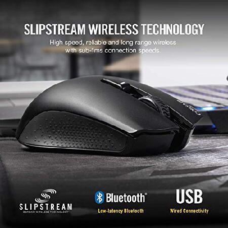 オンライン購入 Corsair Harpoon RGB Wireless - Wireless Rechargeable Gaming Mouse with SLIPSTREAM Technology - 10，000 DPI Optical Sensor