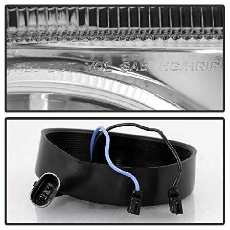 ACANII - 2005-2010 クライスラー 300C [ファクトリーOEスタイル] クロームヘッドライトヘッドランプ 交換用ドライバー + 助手席側の画像
