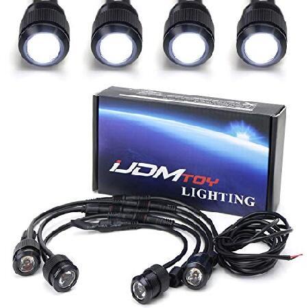 iJDMTOY 4ピース ラプタースタイル 3W ハイパワー LED グリル照明キット トヨタ FJ クルーザー 4ランナー タコマなどに ホワイト 60-088-White_1