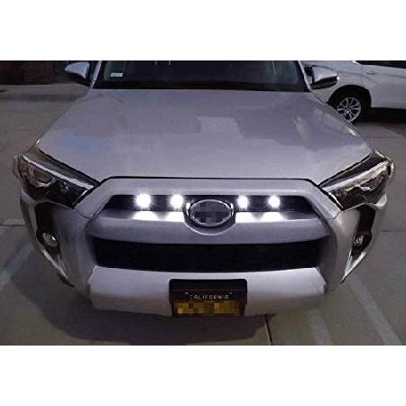 iJDMTOY 4ピース ラプタースタイル 3W ハイパワー LED グリル照明キット トヨタ FJ クルーザー 4ランナー タコマなどに ホワイト 60-088-White_5