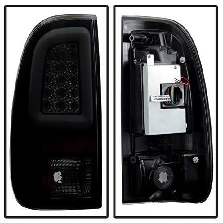 ACANII - For 1997-2003 Ford F150 99-07 F250 F350 F450 SD Black Smoked LED Tube Tail Lights Brake Lamps Left+Right_1