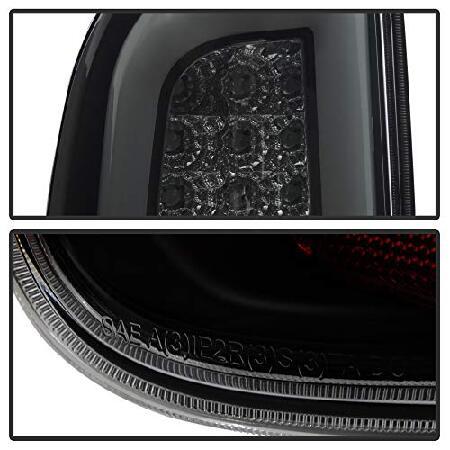 ACANII - For 1997-2003 Ford F150 99-07 F250 F350 F450 SD Black Smoked LED Tube Tail Lights Brake Lamps Left+Right_2