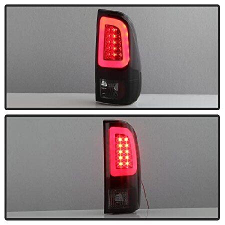 ACANII - For 1997-2003 Ford F150 99-07 F250 F350 F450 SD Black Smoked LED Tube Tail Lights Brake Lamps Left+Right_5