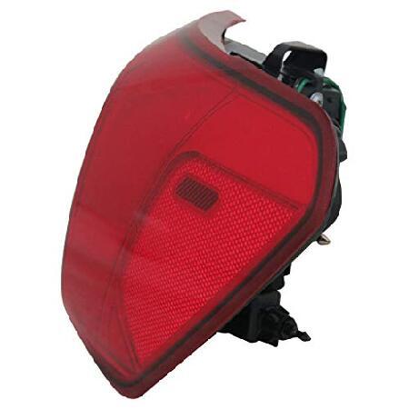 CarLights360: For Kia Sedona Tail Light Assembly 2015 2016 2017 Passenger Side CAPA Certified w/Bulbs - KI2805117 (Vehicle Trim: Bulb Type)の画像