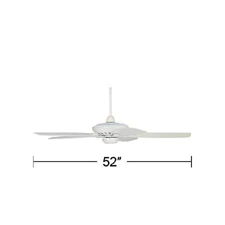 Journey Modern Indoor Ceiling Fan with Remote Control White for Living Room Kitchen for Living Room Kitchen House Bedroom Kids 【ランプレスタイプ】 Roo並行輸入