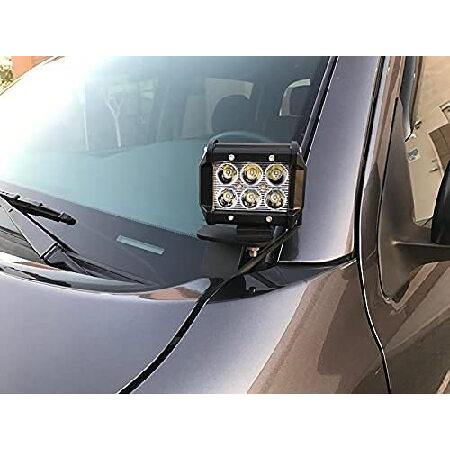 Dasen アッパーフード左右ピラー LED 作業灯 ディッチマウントブラケット 613310863595_4