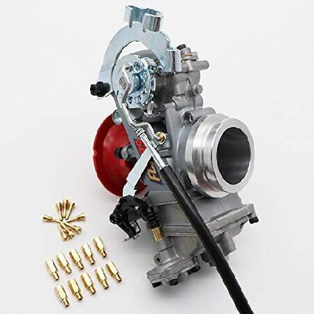 KIPA Carbuertor KTM 520 525 400 540 RFS EXC SX Suzuki DRZ400 GRSXR750 GSXR 1100 Honda CRF450 ダートバイク Keihin FCR 39 フラットサイドキャブレター39mm_2