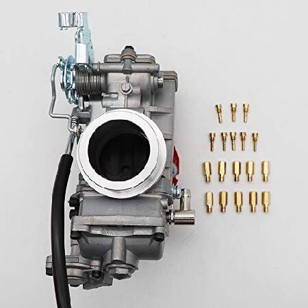 KIPA Carbuertor KTM 520 525 400 540 RFS EXC SX Suzuki DRZ400 GRSXR750 GSXR 1100 Honda CRF450 ダートバイク Keihin FCR 39 フラットサイドキャブレター39mm_3