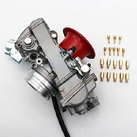 KIPA Carbuertor KTM 520 525 400 540 RFS EXC SX Suzuki DRZ400 GRSXR750 GSXR 1100 Honda CRF450 ダートバイク Keihin FCR 39 フラットサイドキャブレター39mm_4