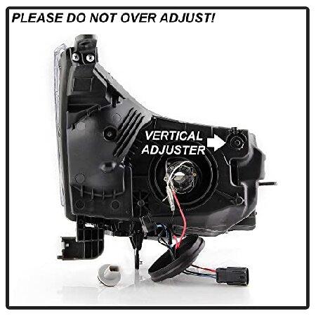 ACANII - For 2011-2015 Chevy Cruze Black Housing Projector Style Headlights Headlamps Assembly Driver ＆ Passenger Sideの画像
