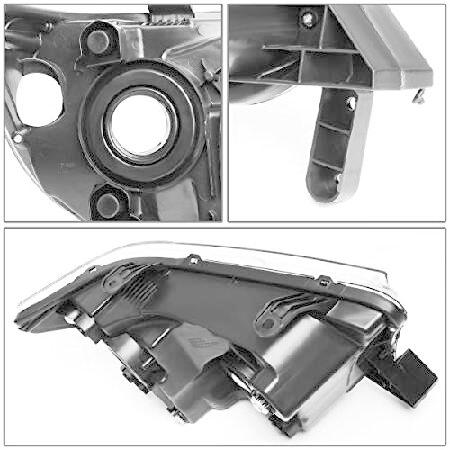 DNA MOTORING HL-OH-TT07-CH-AM ペアフロントドライビングヘッドライトランプ交換用の画像