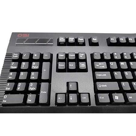 正規取扱店サイト大阪 DSI Left Handed Mechanical Keyboard with Genuine Cherry MX Red Switches KB-DS-8861XPU-B-V3-USA