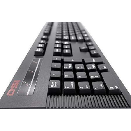 正規取扱店サイト大阪 DSI Left Handed Mechanical Keyboard with Genuine Cherry MX Red Switches KB-DS-8861XPU-B-V3-USA