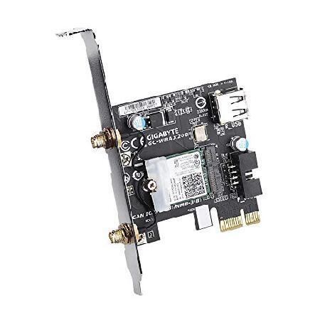 GIGABYTE WIFI 6 GC-WBAX200 (2x2 802.11Ax/ Dual Band WiFi/ Bluetooth 5/ PCIe Expansion Card)｜rest｜02