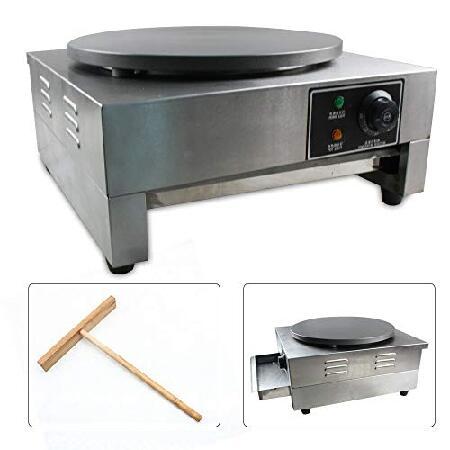16 Inch Commercial Electric Crepe Machine Pancake Snack Maker Single Hot Plate Non-stick Kitchen Pancake Machine Nonstick Single Hotplate 3KW