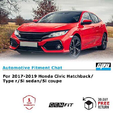 CPW [2018-2019 ホンダ シビック ハッチバック/Si] ドライビング LED フォグライト + スイッチ + 配線キットの画像
