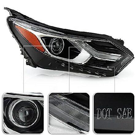 ACANII - 2018 2019 2020 シボレー エクイノックス ファクトリー ハロゲン LED DRL ヘッドライト ヘッドランプ アセンブリ 交換用 助手席側_3