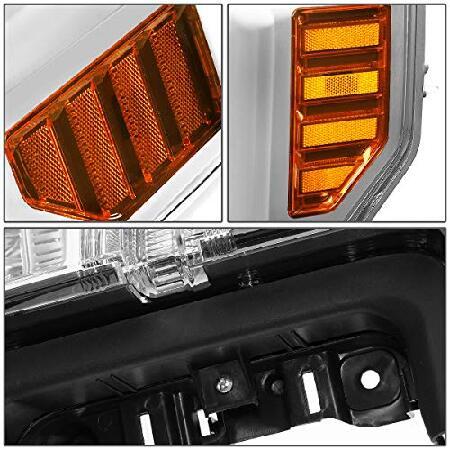 DNA Motoring OEM-HL-0100-L FO2502353 左/運転席側 ファクトリースタイル フロントドライビングヘッドライトランプの画像