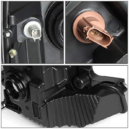 DNA Motoring OEM-HL-0100-L FO2502353 左/運転席側 ファクトリースタイル フロントドライビングヘッドライトランプの画像
