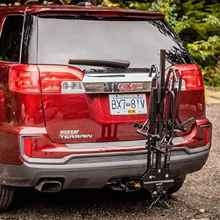 Swagman XTC2 TILT Hitch Mount Bike Rack ， Black， 1-1/4" and 2" hitch receiver， class 2 or higher_1