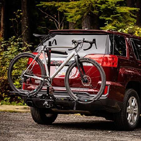 Swagman XTC2 TILT Hitch Mount Bike Rack ， Black， 1-1/4" and 2" hitch receiver， class 2 or higher_2