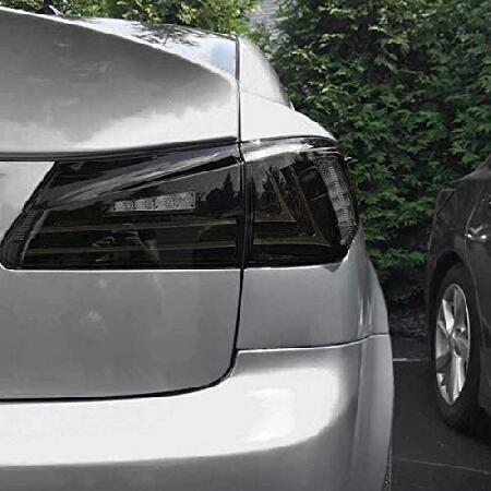 VLAND Led Tail lights Compatible with Base Sedan Lexus IS250 IS350 IS22d 2006-2012 ISF 4-Door 2008-2015(Not for IS250C Convertible 2-Door) Smoke/Tinteの画像