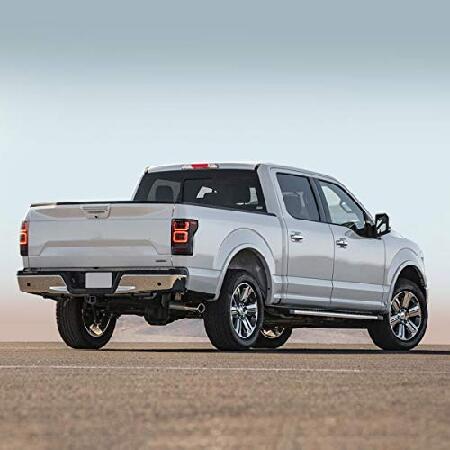 VLAND Led Tail lights Compatible with Ford F-150/ Raptor 2015-2019 Factory Halogen Pickup Truck w/Red Turn Signal (Not Fit a XLT/Lariat, Factory withの画像