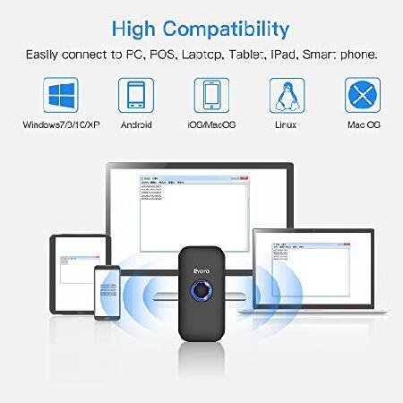 Eyoyo バーコードスキャナー 1D 3-in-1 Bluetooth＆＆USB 有線＆2.4無線 バーコードリーダー Windows, Android, iOS, Tablets or Computers適用 日本語取扱説明｜rest｜05