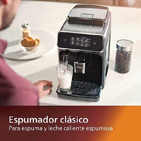 Philips 1200 Series Fully Automatic Espresso Machine - Classic Milk Frother, 2 Coffee Varieties , Intuitive Touch Display, Black, (EP1220/04)｜rest｜03