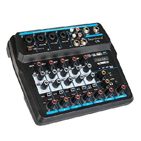 Depusheng U6 Audio Mixer 6-channel USB Audio Interface DJ Controller Interface with USB,Soundcard for PC Recording,Built-in 48V Phantom P :B07Z75FVHS:Rean - 通販 - Yahoo!ショッピング