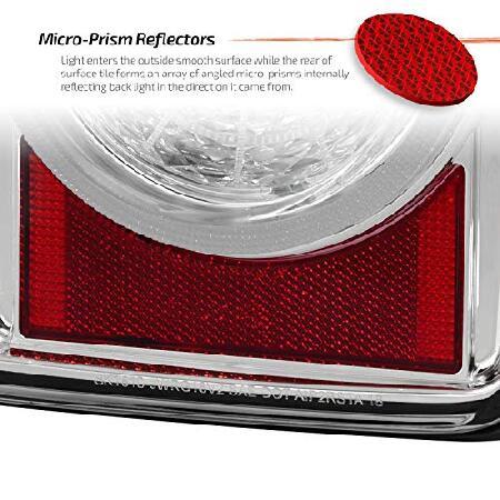 AKKON - Fits 2018-2022 Jeep Wrangler JL [Halogen Type] Circle Light Bar Sequential LED Chrome Tail Lamp Brake Lights Pairの画像
