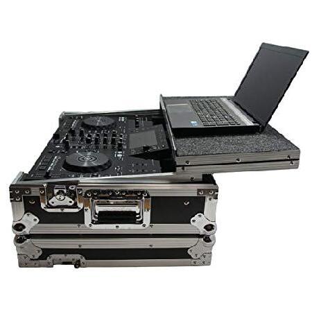 Harmony HCXDJRRLT Flight Angle Glide Laptop Stand DJ 1U Rack Case Compatible with Pioneer XDJ-RR｜rest｜03
