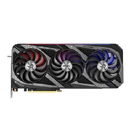 お買い得！ ASUS ROG STRIX NVIDIA GeForce RTX 3060 Ti OCエディション ゲームグラフィックカード (PCIe 4.0 8GB GDDR6 HDMI 2.1 DisplayPort 1.4a Axial-Tech ファンデザ 【2280454271】(82192円)
