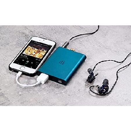 iFi-Audio ポータブルヘッドホンアンプ ペトロールブルー hip iFi-Audio ポータブルヘッドホンアンプ ペトロールブルー hip