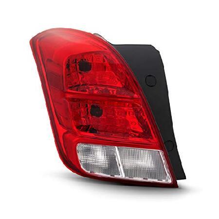 AKKON - Fits 2013 2014 2015 2016 Chevy Trax 17 18 19 Trax LS [Halogen Type] Red Len Tail Light Brake Lamp Driver Left Sideの画像