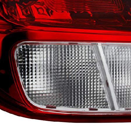 AKKON - Fits 2013 2014 2015 2016 Chevy Trax 17 18 19 Trax LS [Halogen Type] Red Len Tail Light Brake Lamp Driver Left Sideの画像