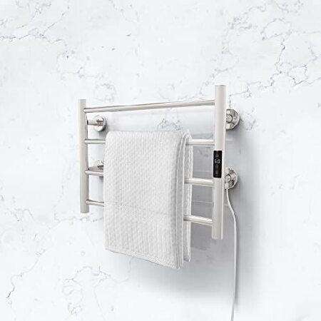 Odass　Towel　Warmer　°C　Timer　with　Led　(86　Indicators　Temperature　140　H,　30　to　Off　to　Built-in　to　60　Modes:　H　Mounted　°F)　Wall　Timer　ON